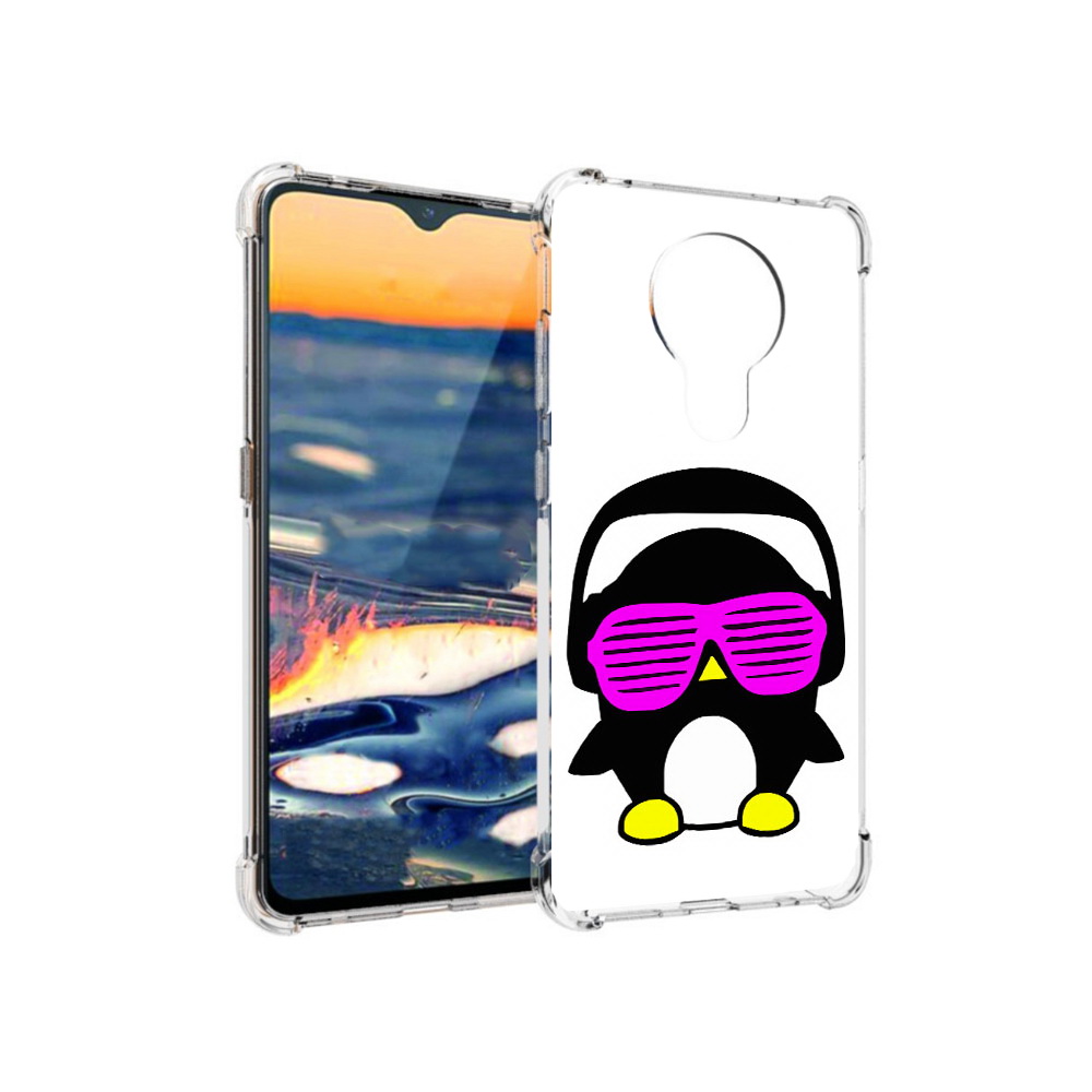 

Чехол MyPads Tocco для Nokia 5.3 пингвин (PT227052.106.541), Прозрачный, Tocco