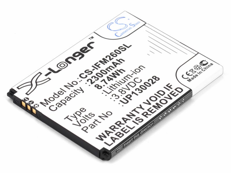 

Аккумулятор для телефона InFocus M210, M310 UP130028
