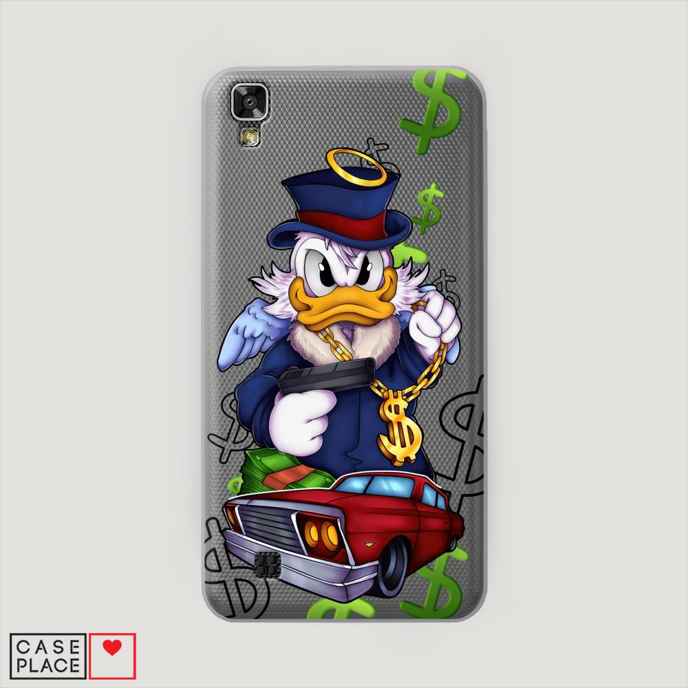 

Чехол на LG X Power (K220DS) "Scrooge McDuck with a Gold Chain", Красный;синий;белый, 82350-6
