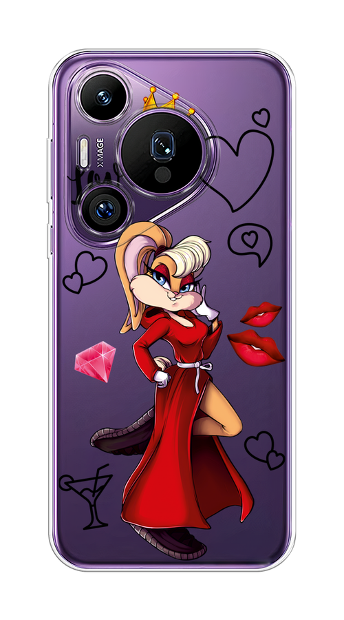 

Чехол на Huawei Pura 70 Pro/70 Pro Plus "Rich Lola Bunny", Красный;бежевый;оранжевый, 6124450-1