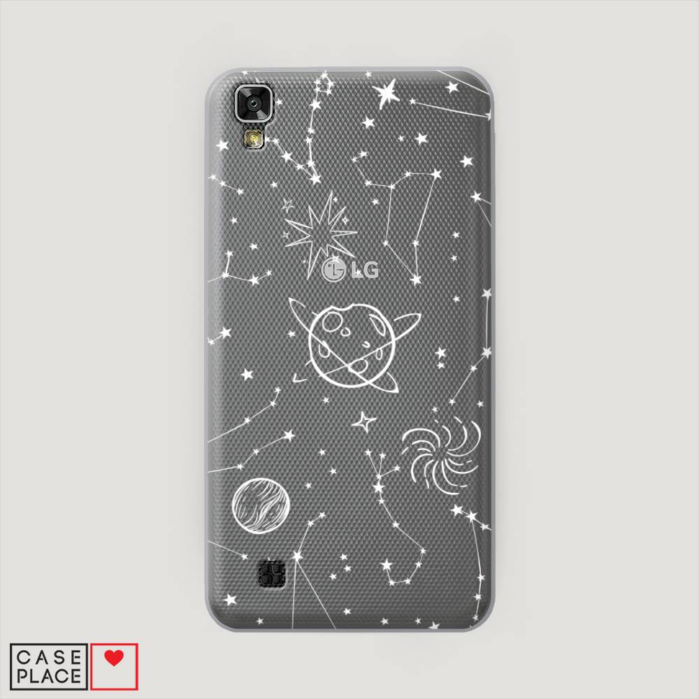 

Чехол на LG X Power (K220DS) "Планеты в космосе", Белый, 82350-2