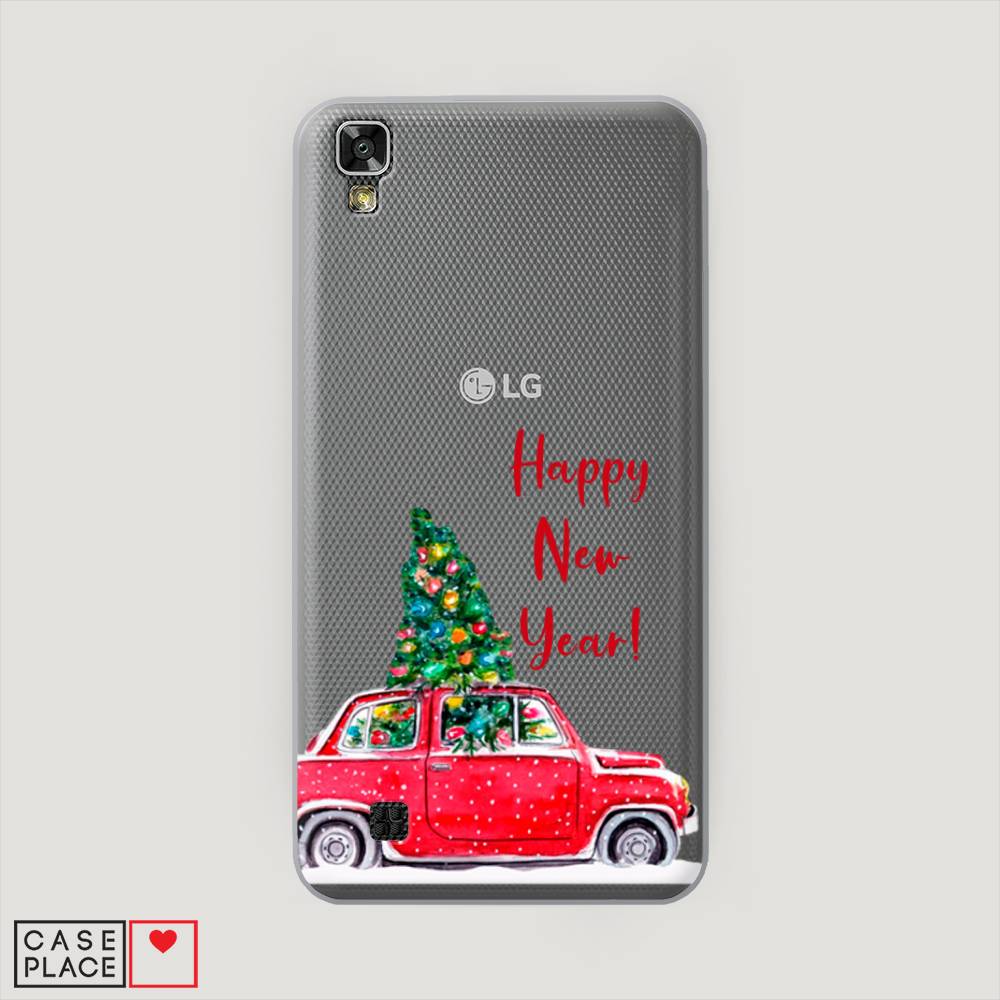 

Чехол на LG X Power (K220DS) "Happy New Year", Красный;зеленый, 82350-5