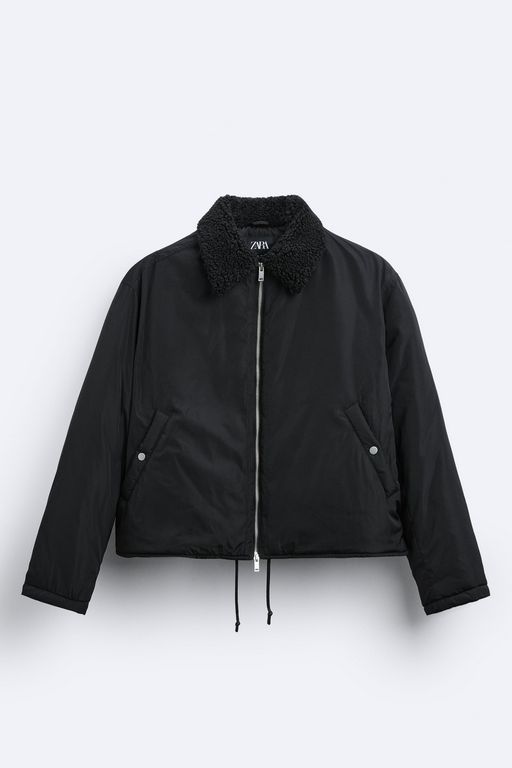

Куртка мужская ZARA 06318410 черная M, Черный, 06318410