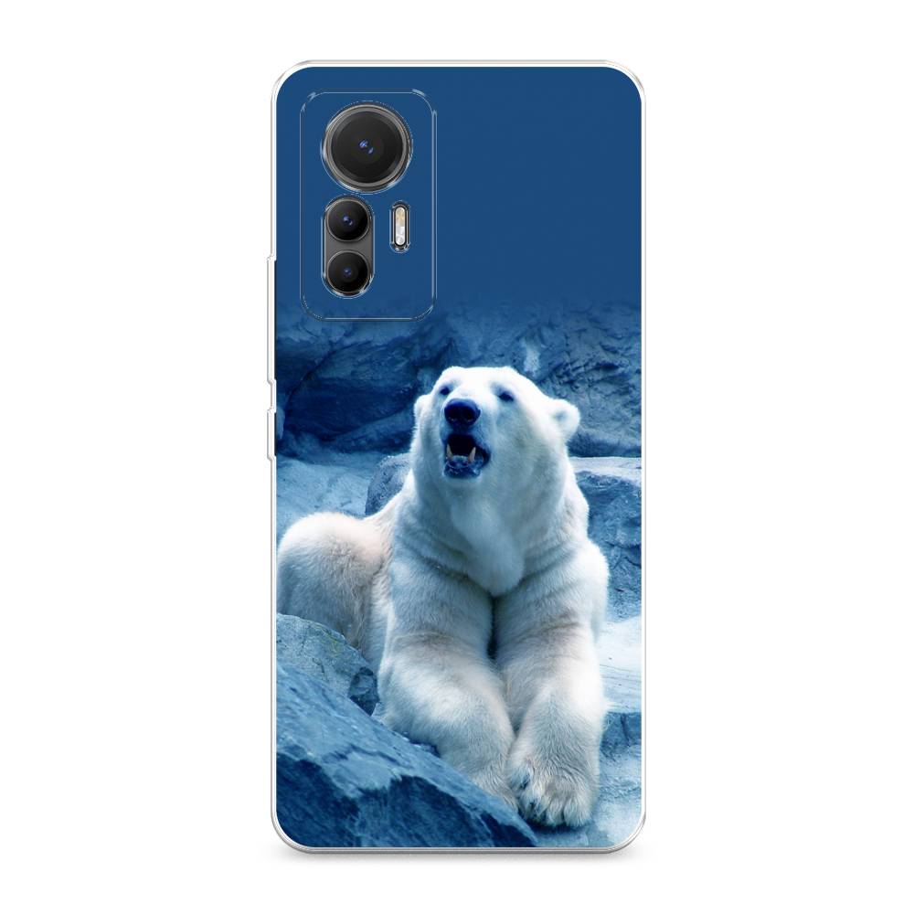 

Чехол для Xiaomi 12 Lite "Белый медведь", Голубой;белый, 315050-1