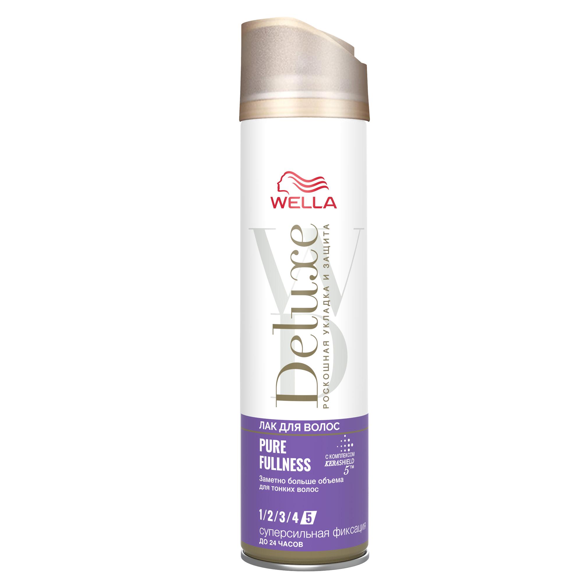 

Лак для волос Wella Deluxe Pure Fullness 250 мл, Deluxe Pure Fullness