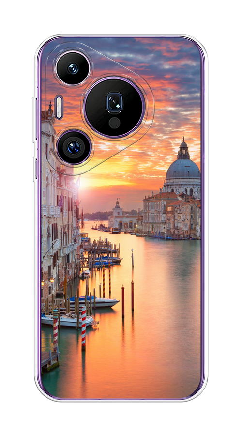 

Чехол на Huawei Pura 70 Pro/70 Pro Plus "Восход 11", Розовый;оранжевый, 6124450-1