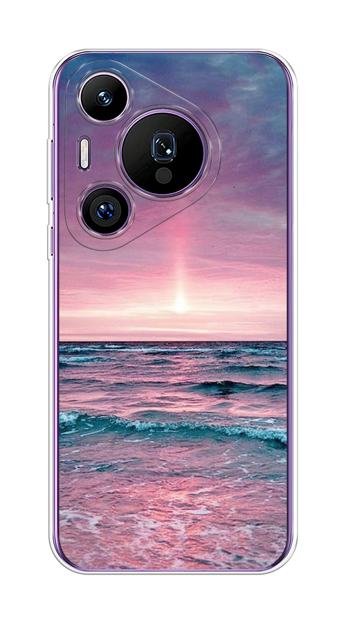 

Чехол на Huawei Pura 70 Pro/70 Pro Plus "Восход 3", Розовый;голубой, 6124450-1