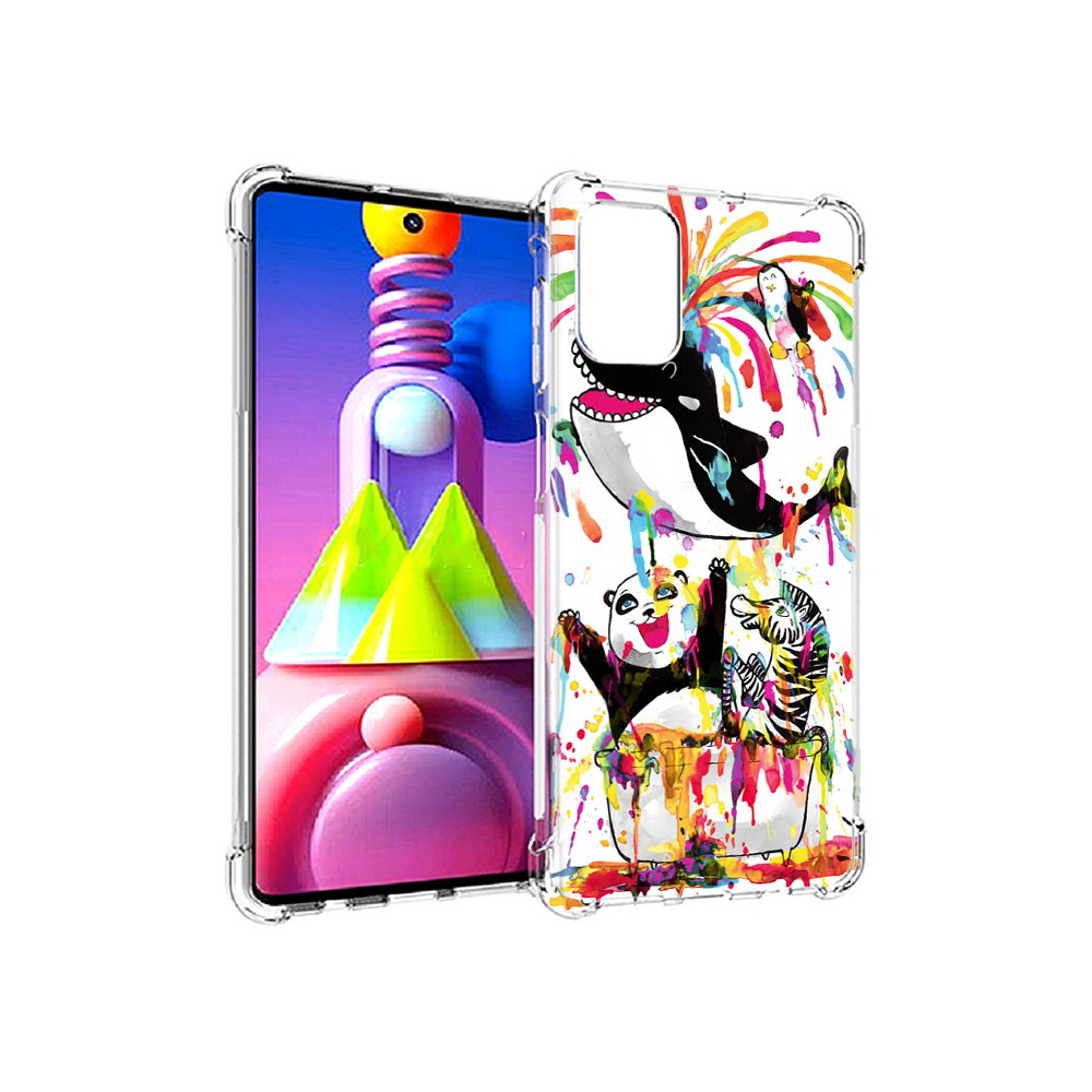 

Чехол MyPads Tocco для Samsung Galaxy M51 Хиппи кит (PT156838.490.191), Прозрачный, Tocco