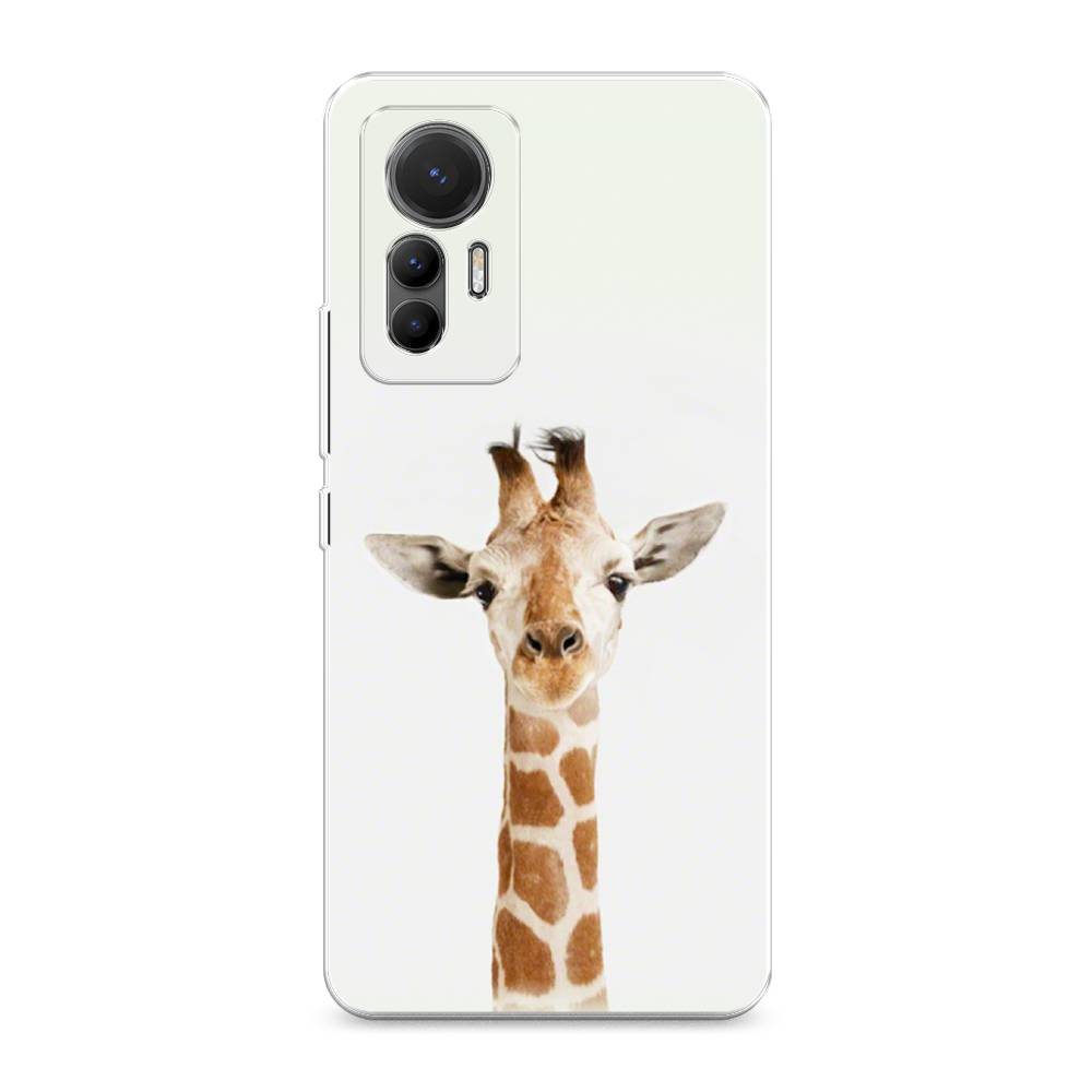 

Чехол для Xiaomi 12 Lite "Любопытный жираф", Бежевый;коричневый, 315050-1