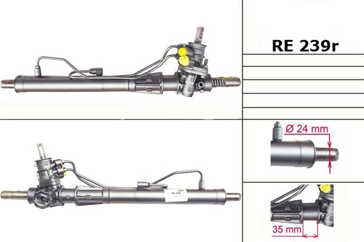 Рулевая рейка SMI PSGRE239R Renault Megane I 1996-2003, PSGRE239R