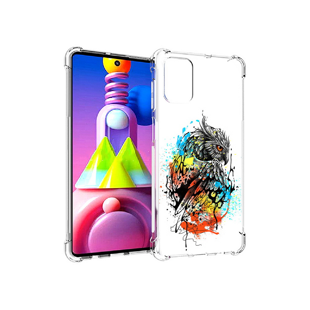 Чехол MyPads Tocco для Samsung Galaxy M51 Творческая сова (PT156838.490.170)