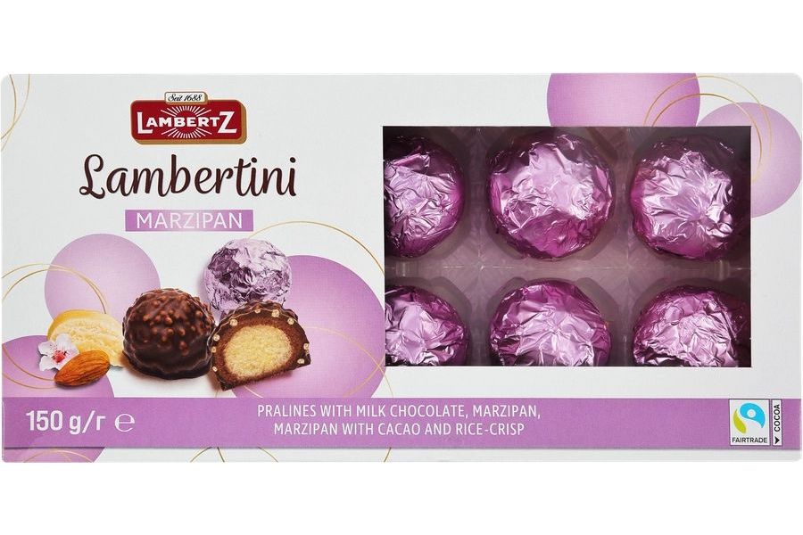 Конфеты пралине Lambertz Lambertini Marzipan 150 г