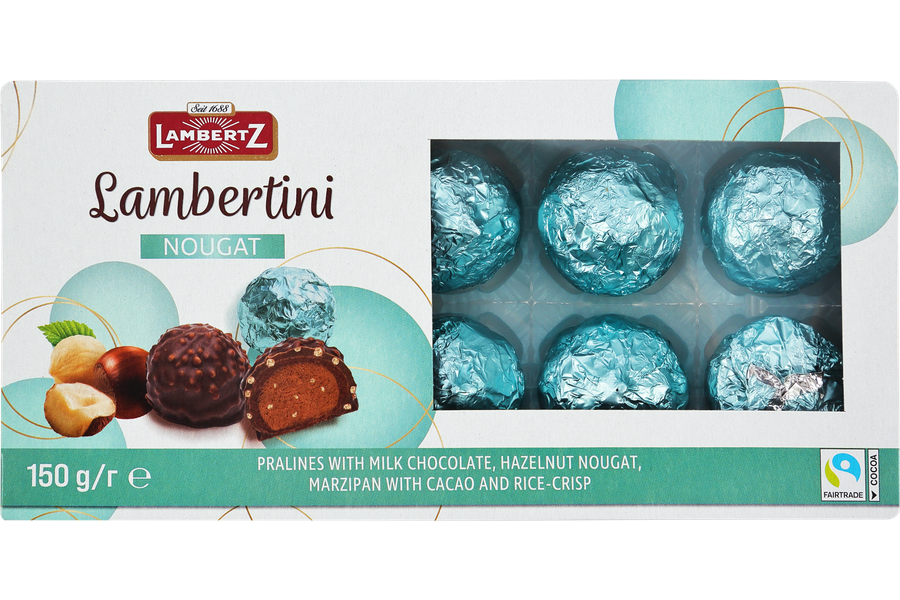 Конфеты пралине Lambertz Lambertini Nougat пралине 150 г