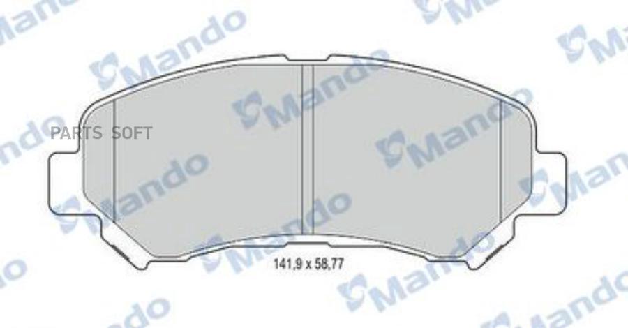 

Тормозные колодки Mando MBF015236