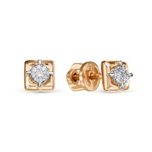 

Серьги из красного золота Дельта БР150554, бриллиант, БР150554