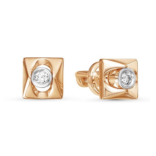 

Серьги из красного золота Дельта БР150791, бриллиант, БР150791