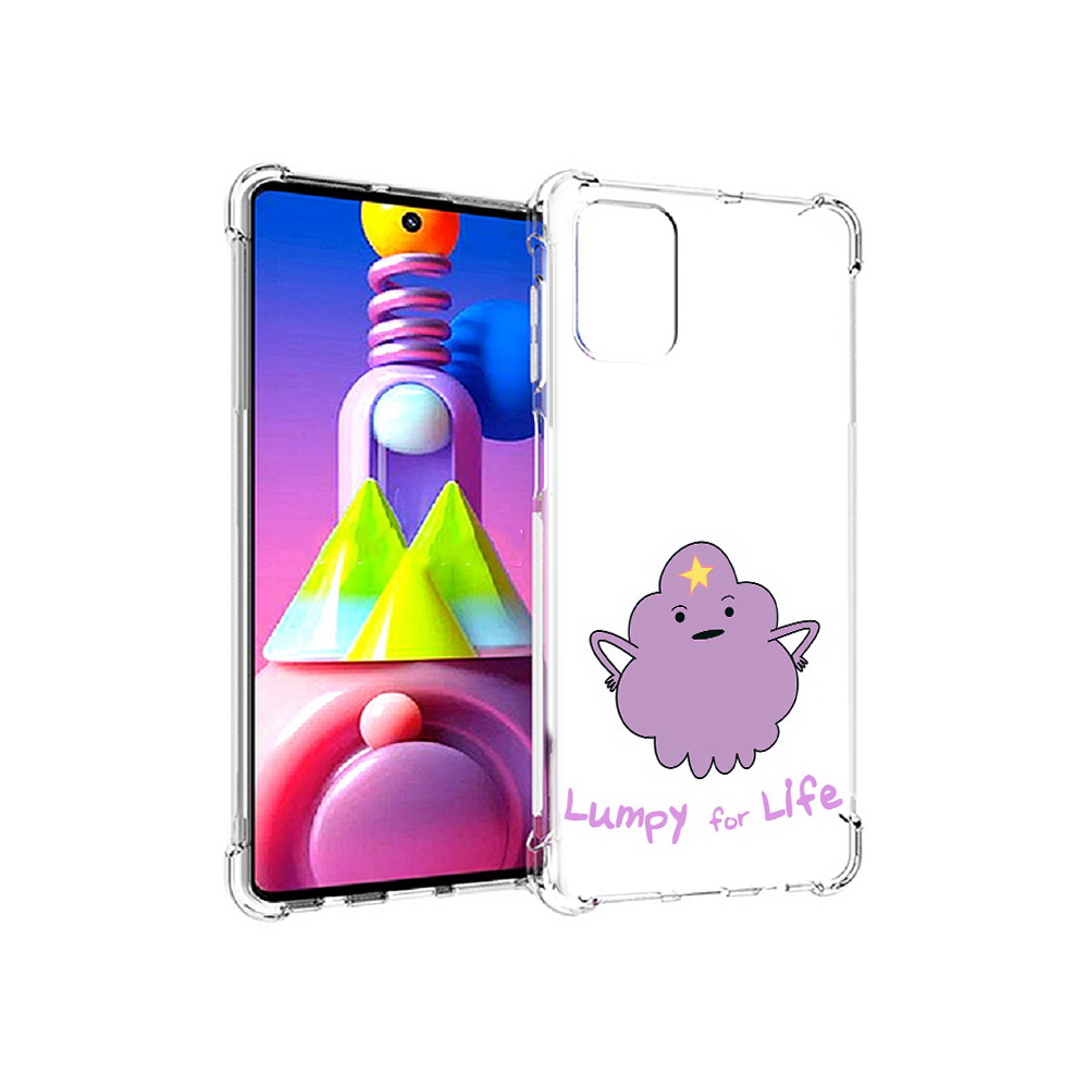 

Чехол MyPads Tocco для Samsung Galaxy M51 Принцесса пупырчатого королевства, Прозрачный, Tocco