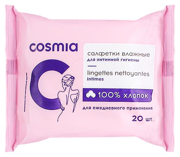 

Салфетки влажные для интимной гигиены Сosmia 20 шт