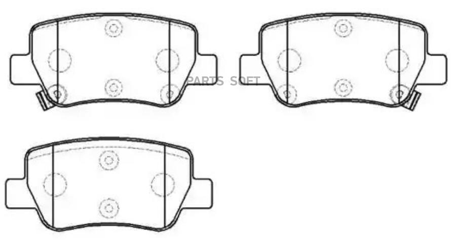 

Колодки Тормозные Дисковые Задн Toyota: Avensis 09.5- HSB HP9970