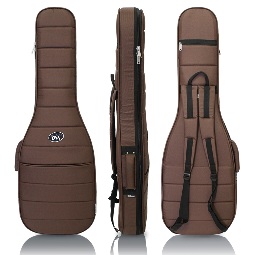 Чехол для электрогитары Bagandmusic Electro Slim BM1103 полужесткий, коричневый
