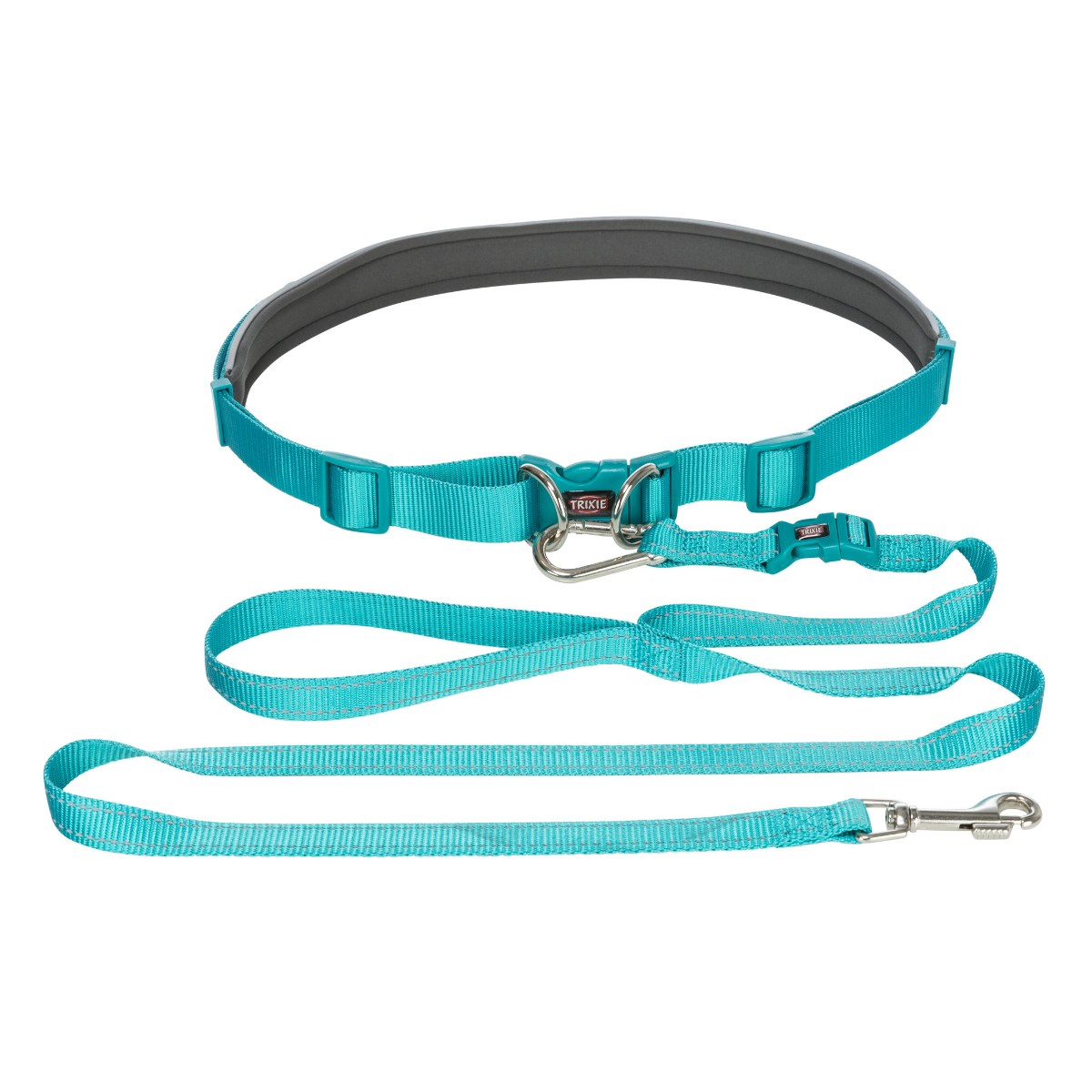 Поводок для собак Trixie Waist Belt with Leash, +ремень 60-130 см, 25 мм