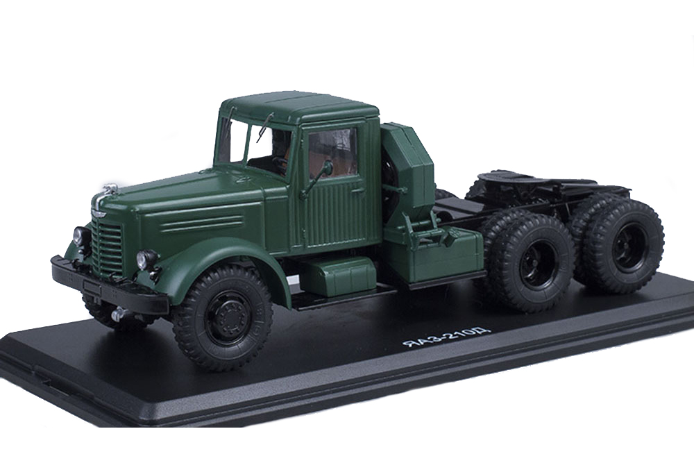 

Модель коллекционная SSM Яаз 210Д седельный тягач 1951 green, Зеленый