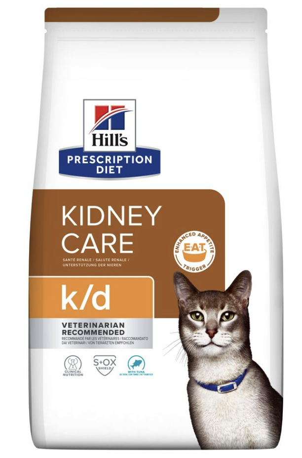 фото Сухой корм для кошек hill's prescription diet k/d при болезни почек, с курицей, 8кг