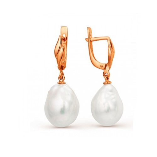 

Серьги из красного золота Contessa 21801910, жемчуг, 21801910
