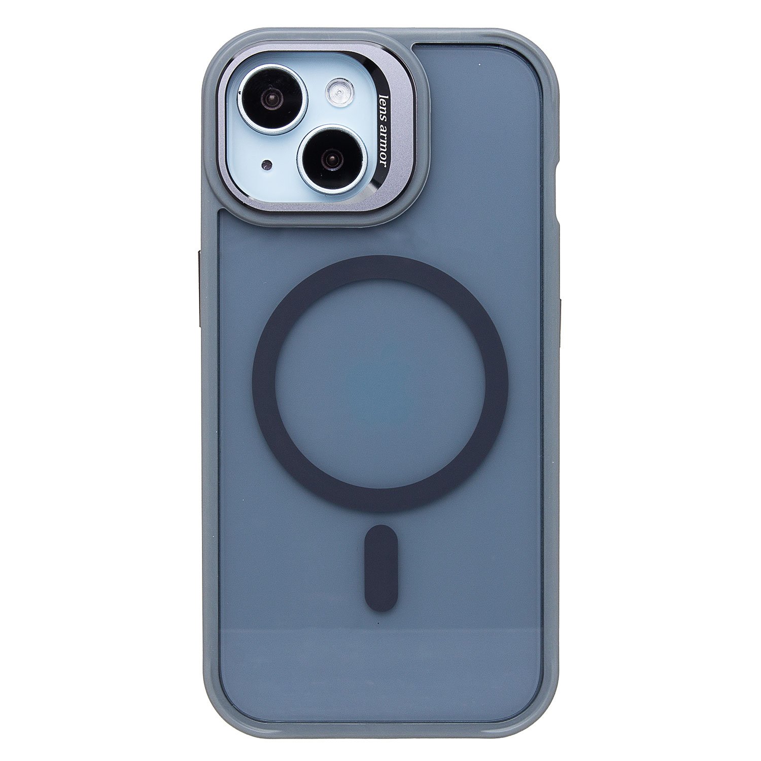 

Чехол для iPhone 15 силиконовый MagSafe 6 <серый>