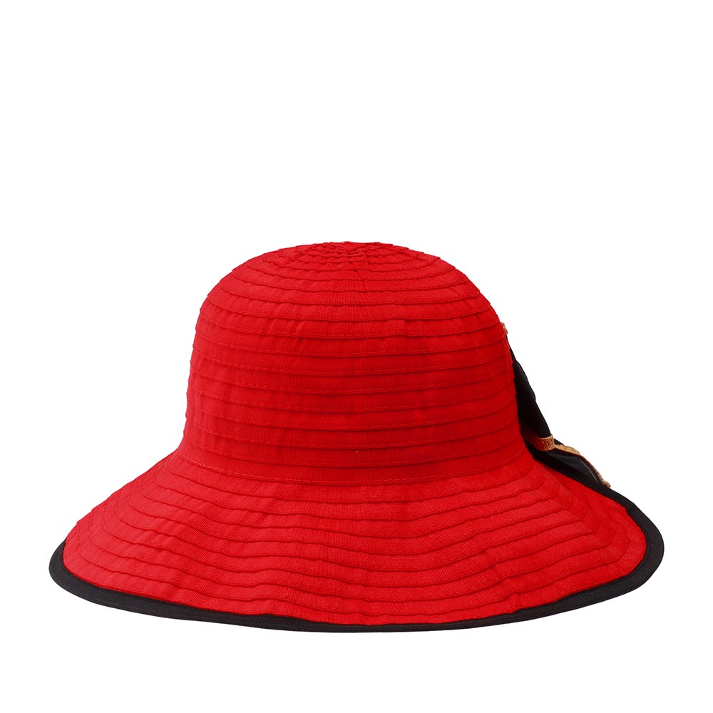 Шляпа женская BETMAR B1841H MALTA красная, one size