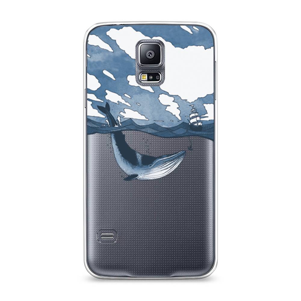 

Чехол на Samsung Galaxy S5 "Большой кит", Синий, 24150-1
