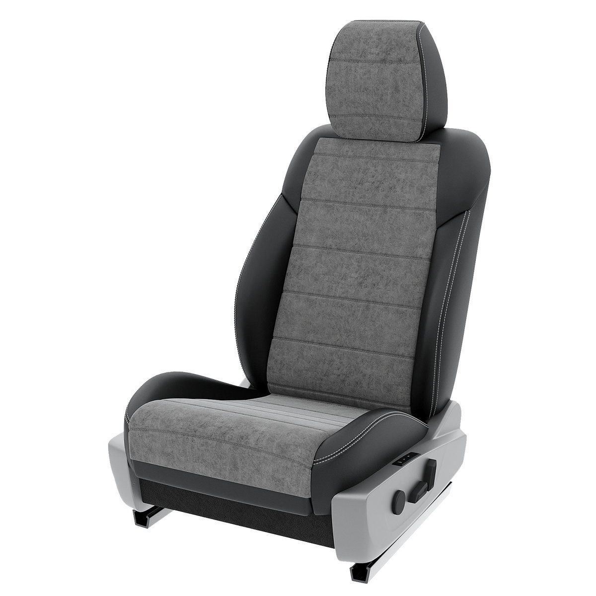 

Чехлы на сиденья Automobiler для Honda Civic 8 A-A-1123F2S334 Алькантара Черный Серый, Серый;черный, A-A-1123