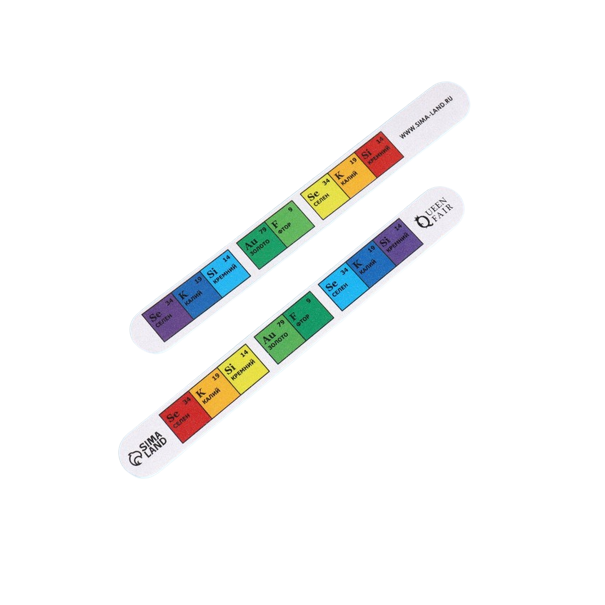 

Пилка-наждак «CHEMICAL ELEMENT», абразивность 180/240, 18 см 7470791, Разноцветный