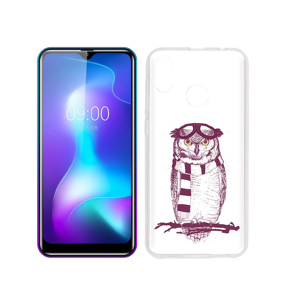 

Чехол MyPads Tocco для BQ 6042L сова-летчик, Прозрачный, Tocco