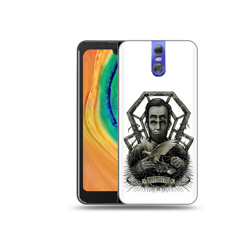 

Чехол MyPads Tocco для Doogee BL7000 франклин абстракция, Прозрачный, Tocco