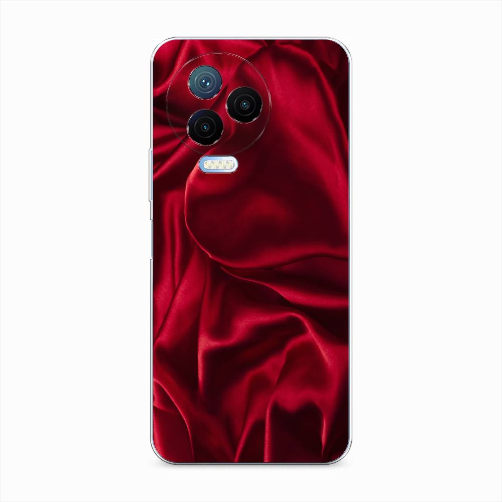 фото Чехол awog "текстура красный шелк" для infinix note 12 pro 4g