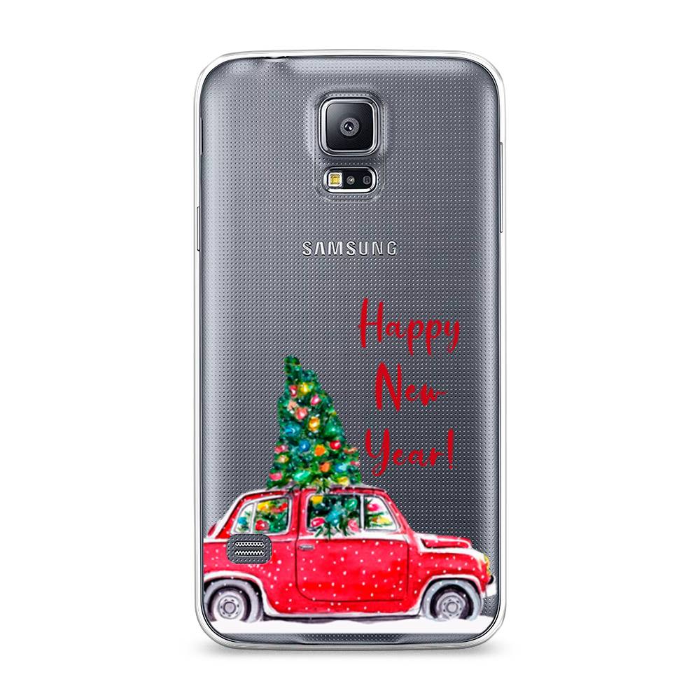 

Чехол на Samsung Galaxy S5 "Happy New Year", Красный;зеленый, 24150-5