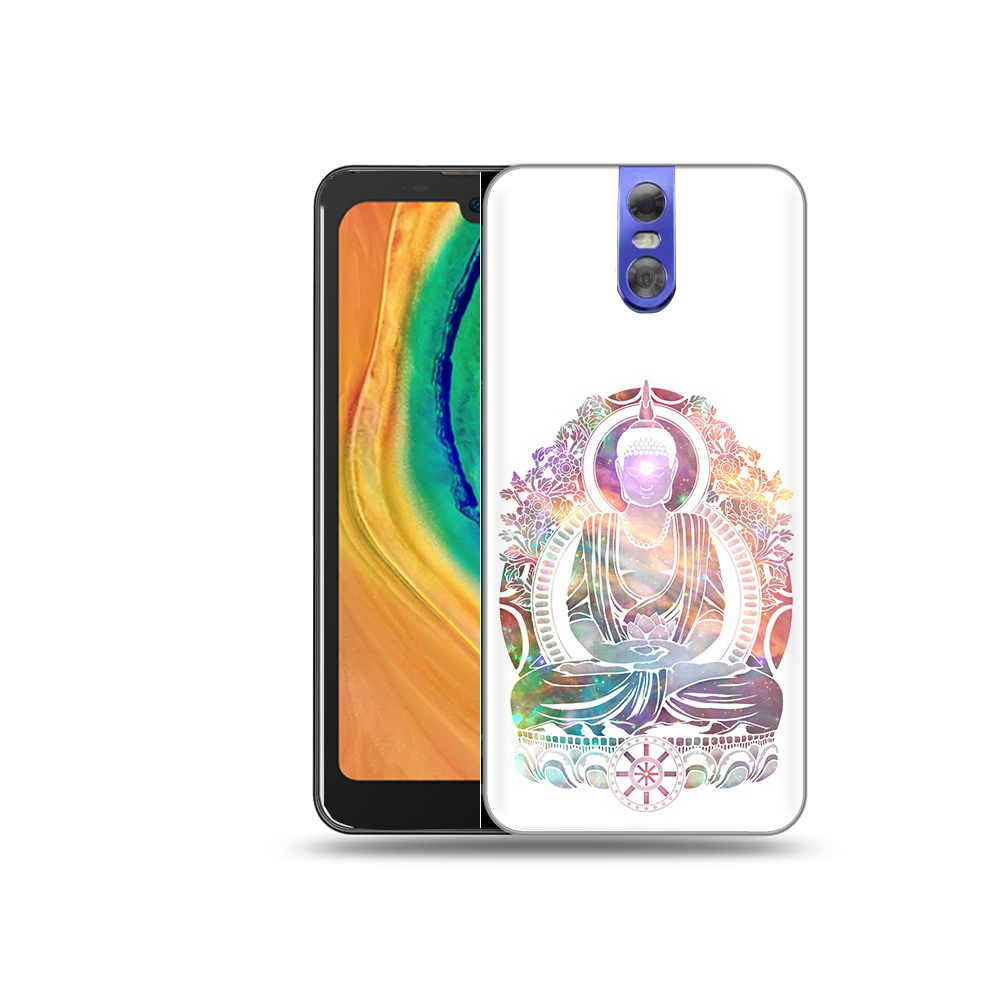 

Чехол MyPads Tocco для Doogee BL7000 умный мужчина абстракция, Прозрачный, Tocco