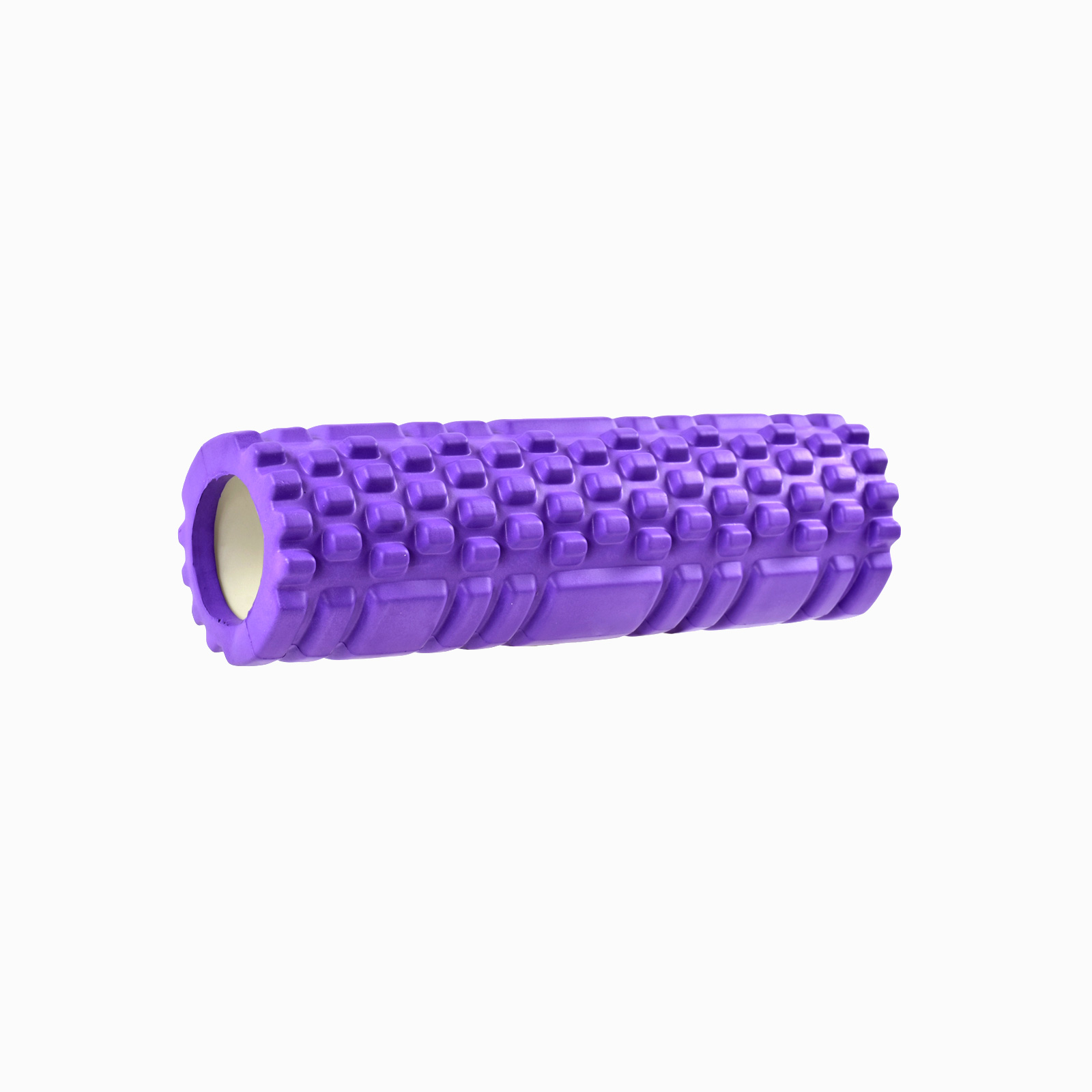 Ролик массажный для йоги CLIFF 26*9см, фиолетовый