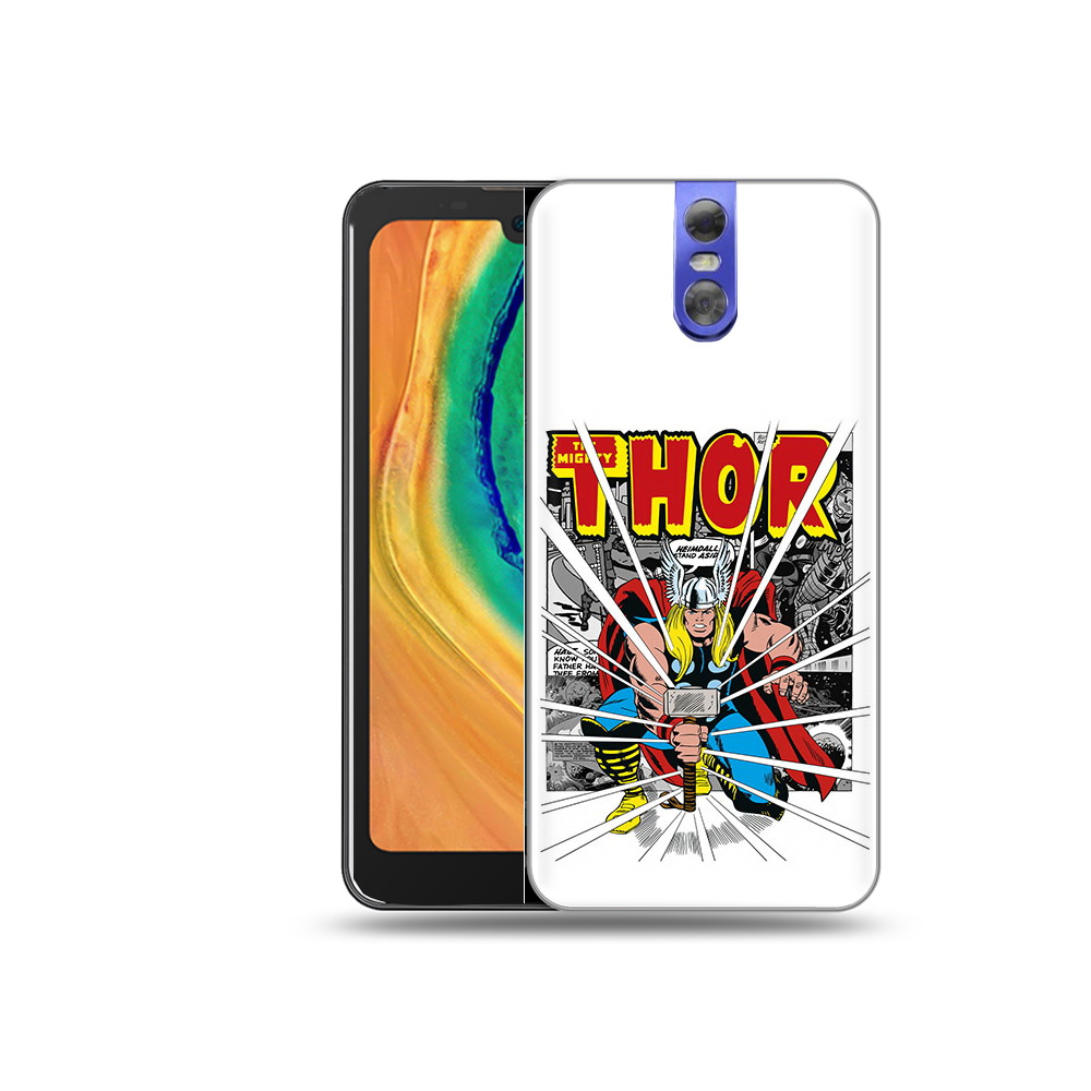 

Чехол MyPads Tocco для Doogee BL7000 тор рисунок, Прозрачный, Tocco