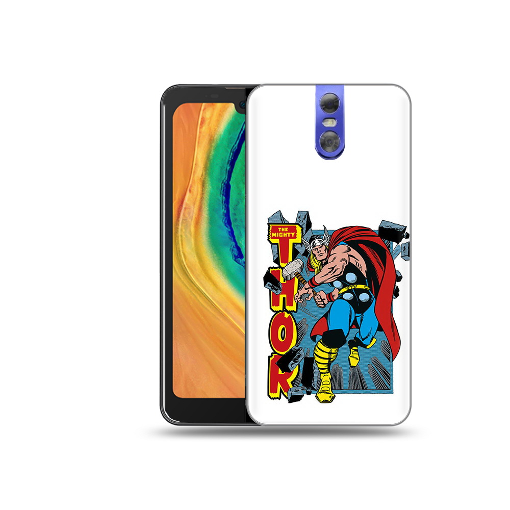

Чехол MyPads Tocco для Doogee BL7000 тор комикс, Прозрачный, Tocco