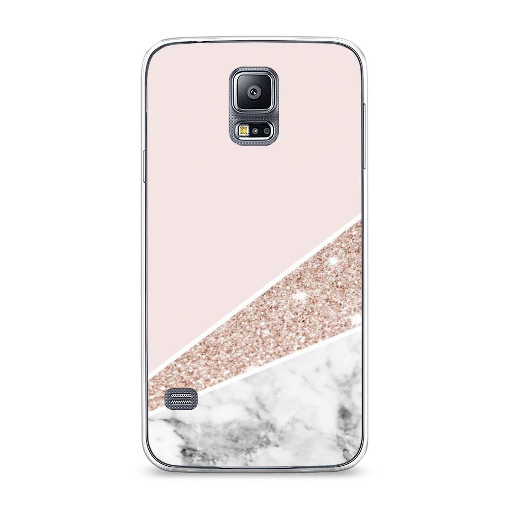 

Чехол на Samsung Galaxy S5 "Блестящий розовый мрамор", 24150-3