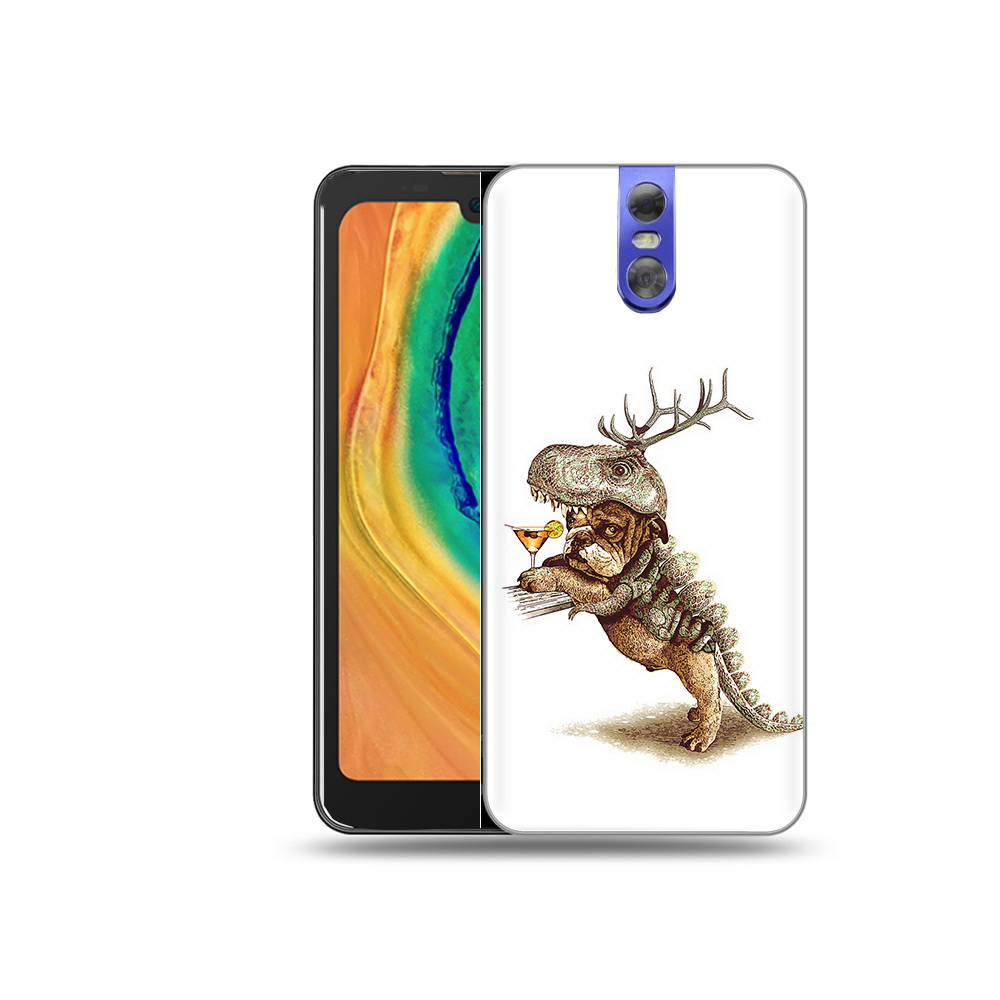 

Чехол MyPads Tocco для Doogee BL7000 тематическая вечеринка, Прозрачный, Tocco