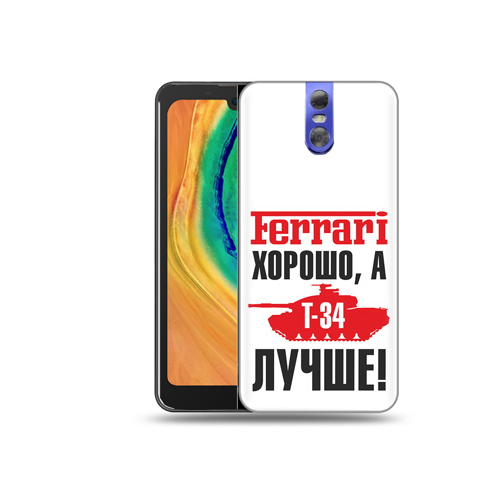 

Чехол MyPads Tocco для Doogee BL7000 т 34 лучше, Прозрачный, Tocco