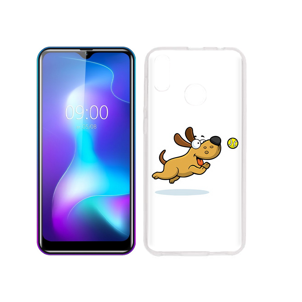 

Чехол MyPads Tocco для BQ 6042L пёсик, Прозрачный, Tocco