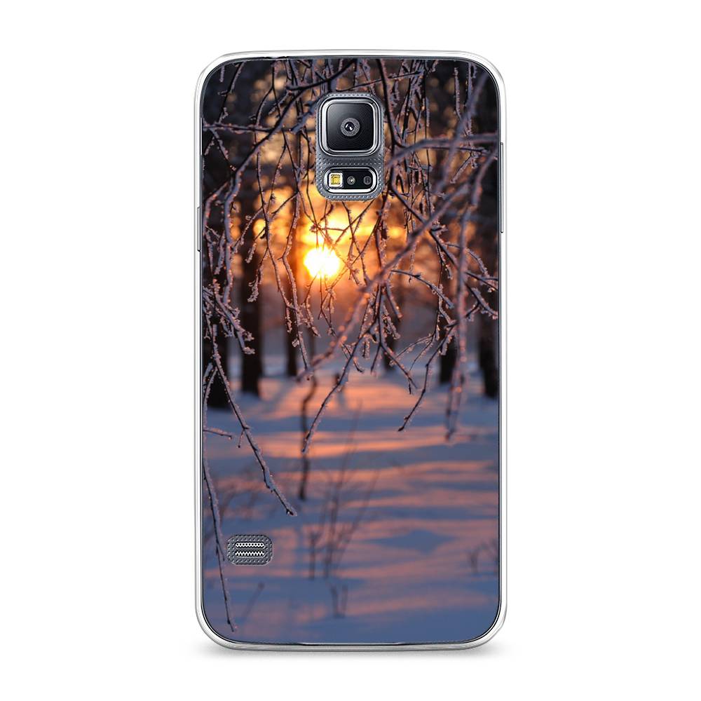 

Чехол на Samsung Galaxy S5 "Зима 7", Оранжевый;розовый;черный, 24150-2