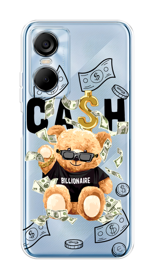 

Чехол на Tecno Pop 6 Pro "Big cash", Черный;серый;бежевый, 302750-6