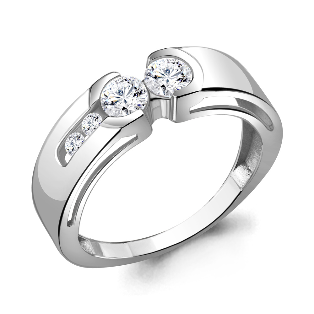

Кольцо из серебра с фианитом Aquamarine Aquamarine 66656А_925_р р. 17, 66656А_925_р