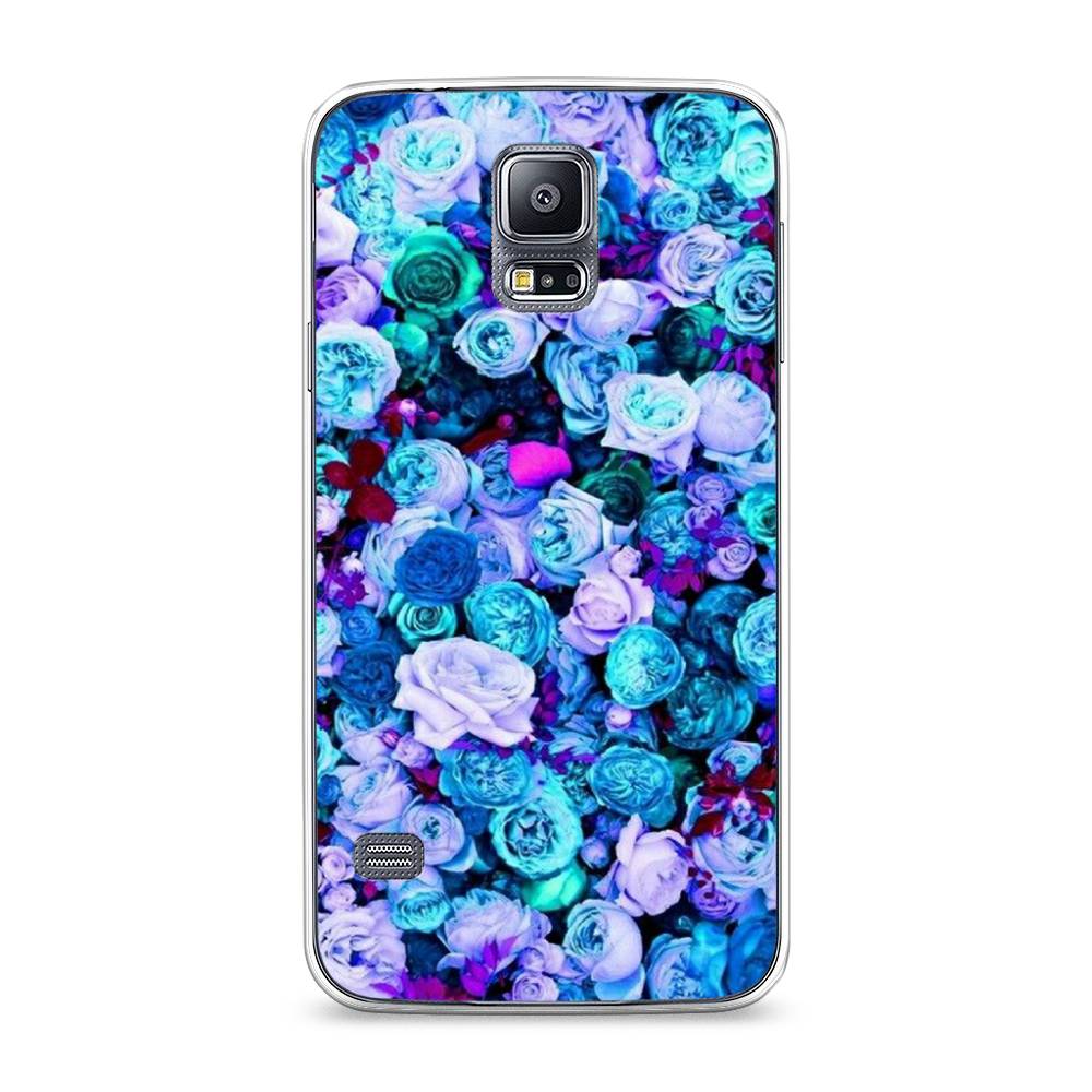 

Чехол на Samsung Galaxy S5 "Цветочный ковер", Фиолетовый, 24150-2