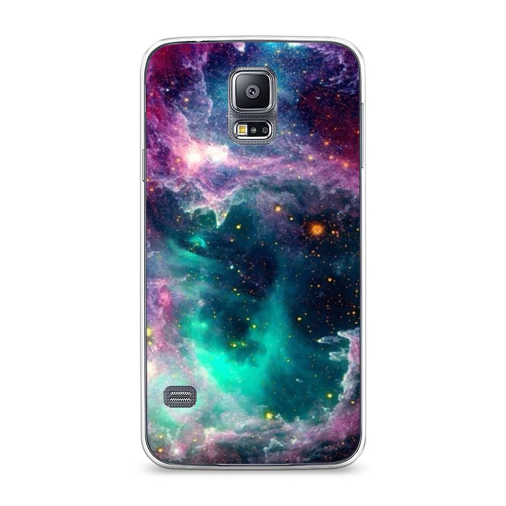 

Чехол на Samsung Galaxy S5 "Звездные облака", Розовый;бежевый, 24150-2